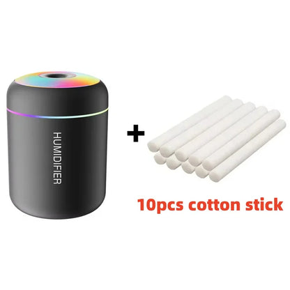 Mini USB Humidifier & Aroma Diffuser for Home or Car