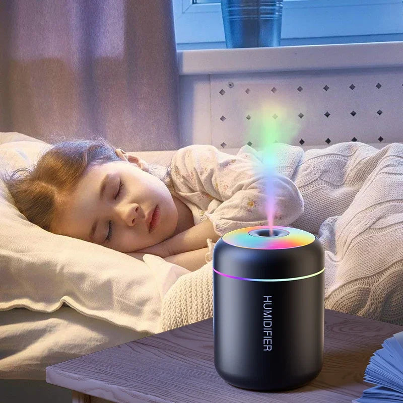 Mini USB Humidifier & Aroma Diffuser for Home or Car