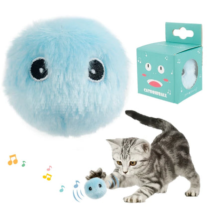 Interactive Cat Play Ball with Sounds