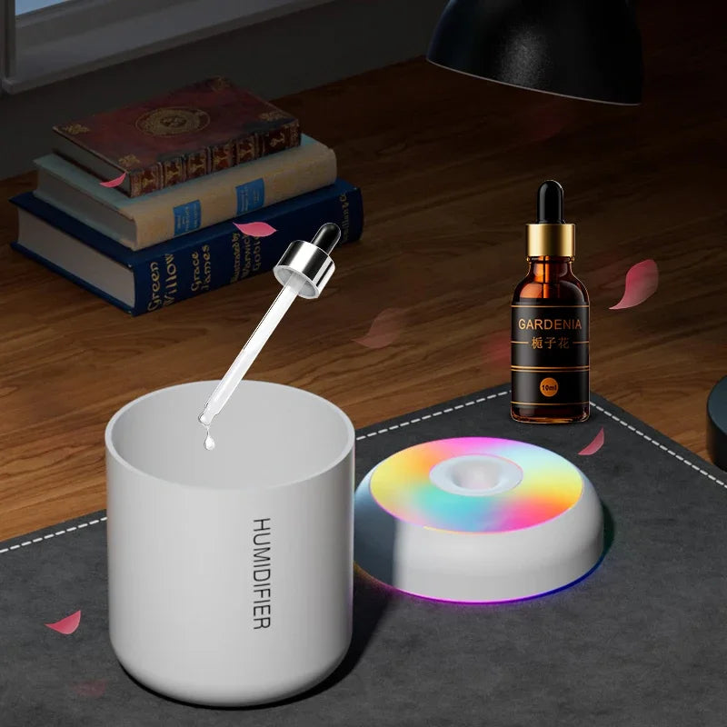 Mini USB Humidifier & Aroma Diffuser for Home or Car