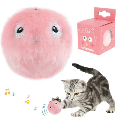 Interactive Cat Play Ball with Sounds